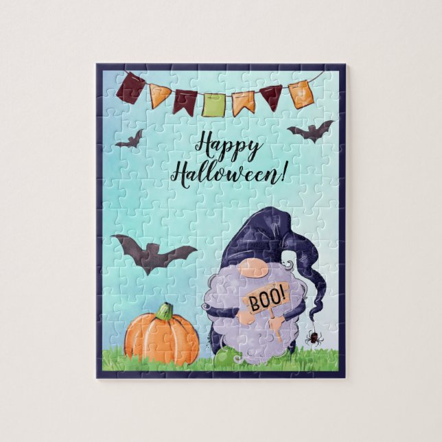 Gnome Happy Halloween (Vertikal)