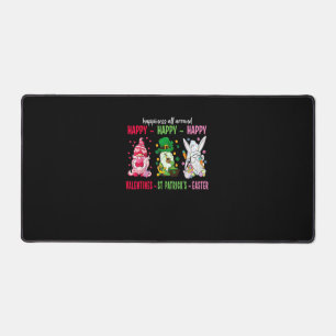 Gnome Happy Valentine St Patrick Ostern Glück Schreibtischunterlage
