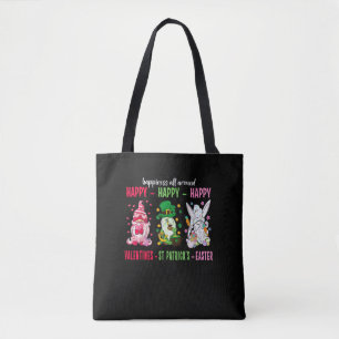 Gnome Happy Valentine St Patrick Ostern Glück Tasche