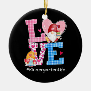 Gnome Hearts Liebe Kindergarten Keramik Ornament