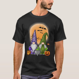 Gnome Hexenkürbis Pumkin Herbstferien T-Shirt