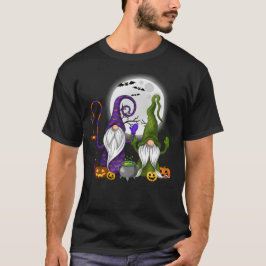 Gnome Hexenkürbis Pumkin Herbstferien T-Shirt