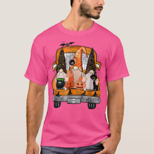 Gnome Hexenkürbis Pumkin Herbstferien T-Shirt