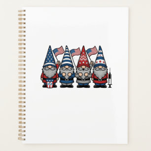 Gnome infirmière patriotique Gravure vintage vecto