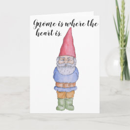 Gnome ist das Herzstück der Grußkarte Karte