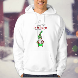 Gnome ist dort, wo der Kaffee ist | Niedliche Weih Hoodie