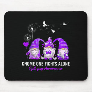 Gnome kämpft allein gegen Epilepsie-Bewusstsein Mousepad