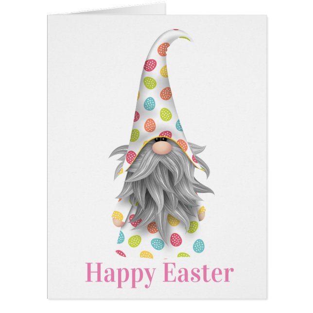 Gnome-Karte für Ostern (Vorderseite)