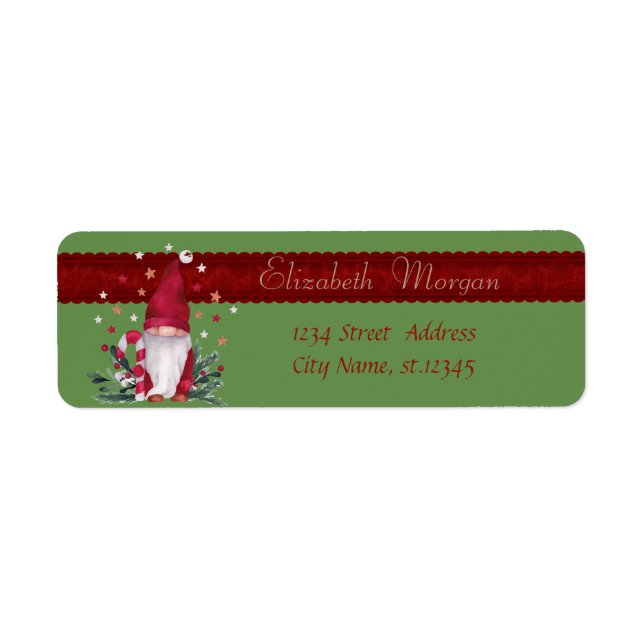 Gnome Kiefernzweige, Sterne Weihnachten (Vorne)