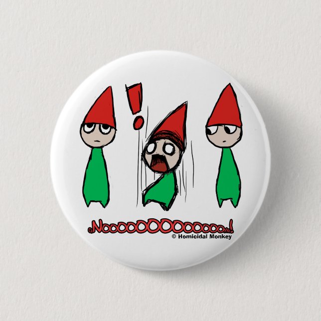 Gnome-Knopf Button (Vorderseite)