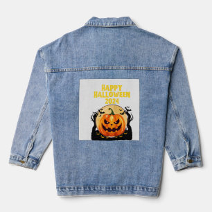 Gnome Liebe Happy Halloween 2024 Jeansjacke
