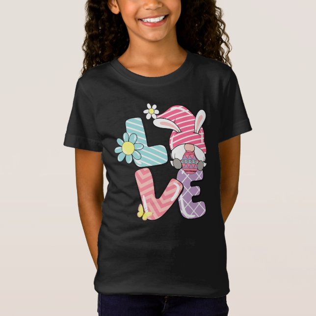 Gnome Liebe Oster T-Shirt (Vorderseite)