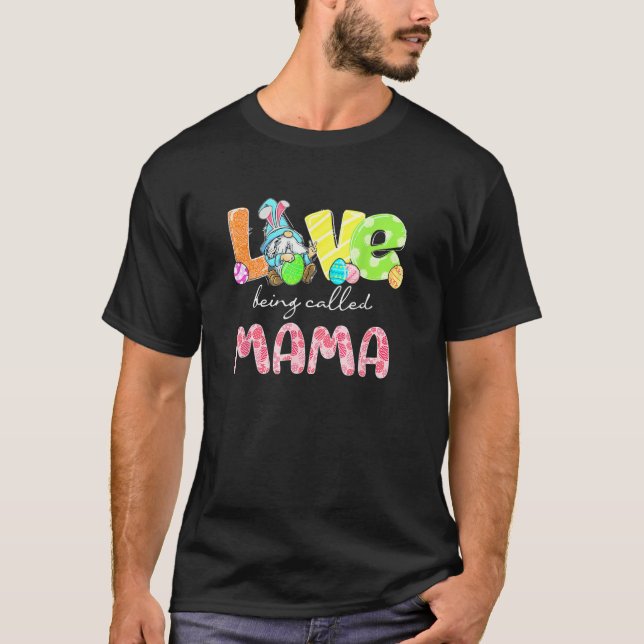 Gnome Liebe wird Mama Osterfest Familienmatte gena T-Shirt (Vorderseite)