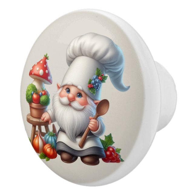 Gnome-Liebhaber des coolen Koch Keramikknauf (Rechts)