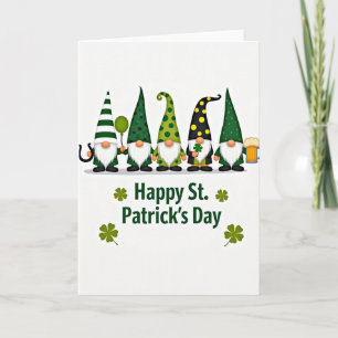 Gnome-Luck-Glitter-Textur-Karte Karte