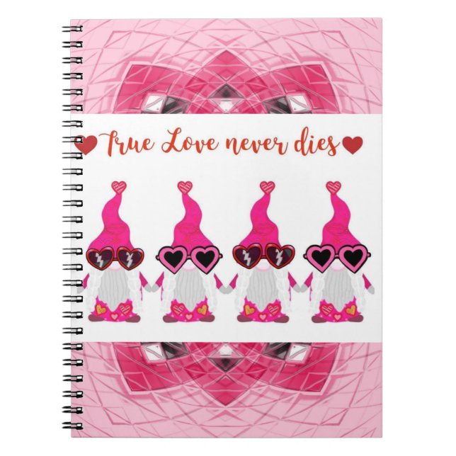 Gnome-Mandala-Design Notizblock (Vorderseite)