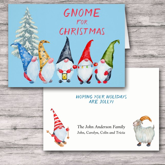 Gnome mignonne pour carte de Noël (Créateur téléchargé)