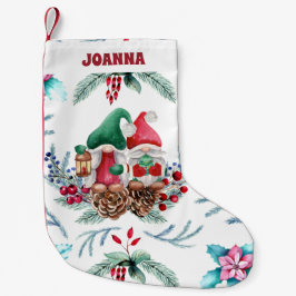 Gnome mit Rot und Grün Kleiner Weihnachtsstrumpf