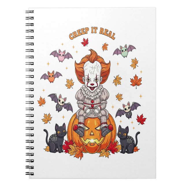 Gnome Niedlich Pumpkin Halloween Notizblock (Vorderseite)