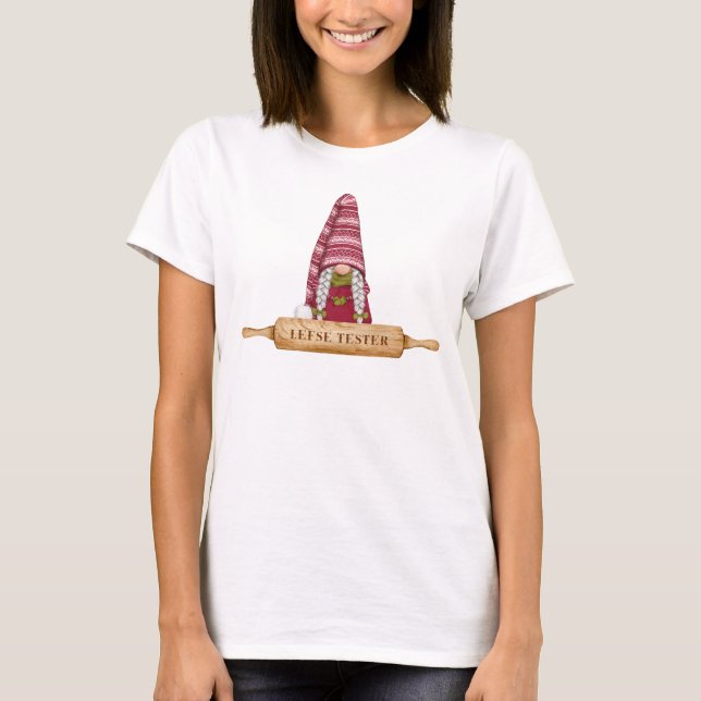 Gnome nordique | T-shirt Tester gauche (Devant)
