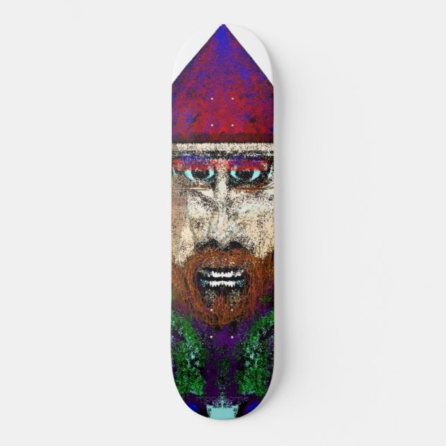 Gnome Nutcracker Skateboard (Vorderseite)