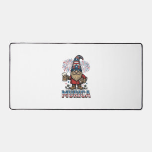 Gnome Patriotique Murica Design de Chemise Vintage