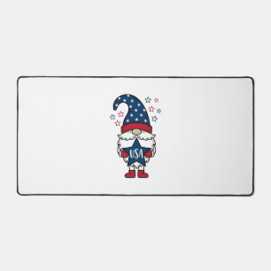 Gnome Patriotique USA Étoile Vectorielle Conceptio