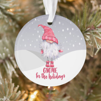 Gnome Pour L'Ornement De Noël Des Fêtes