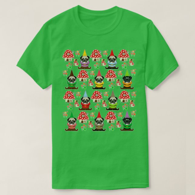Gnome-Pugs T-Shirt (Design vorne)