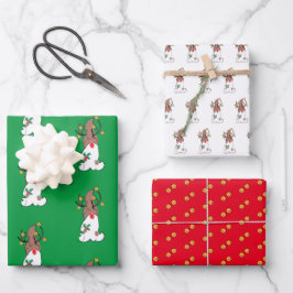 Gnome Reindeer Geschenkpapier Set
