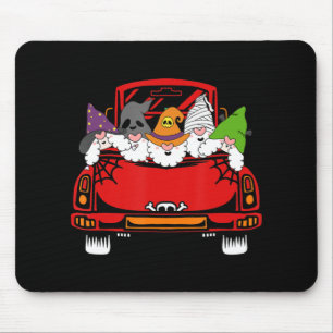 Gnome Riding Car Lazy Halloween Kostüm Ghost Witc Mousepad