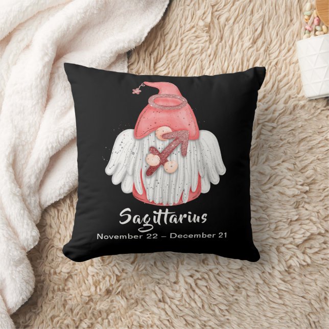 Gnome Sagittarius Astrologie Sign Angel Kissen (Decke)