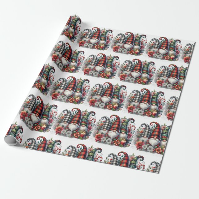 Gnome Season Greetings Geschenkpapier (Ungerollt)