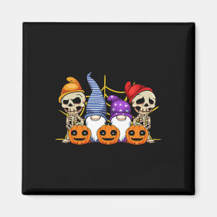Gnome Skeleton Lazy Halloween Kostüm Niedlich Pump Magnet