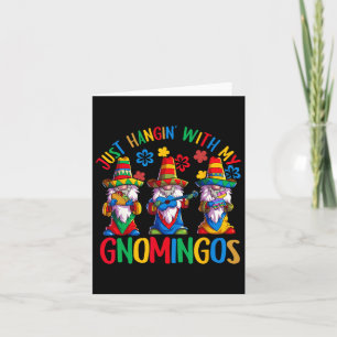 Gnome Sombrero Gnomingos 3 Gnomes Cinco De Karte