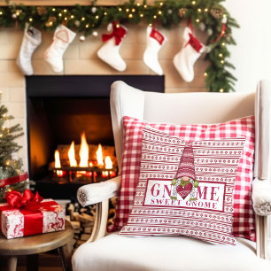 Gnome Sweet Gnome Accent Pillow Kissen