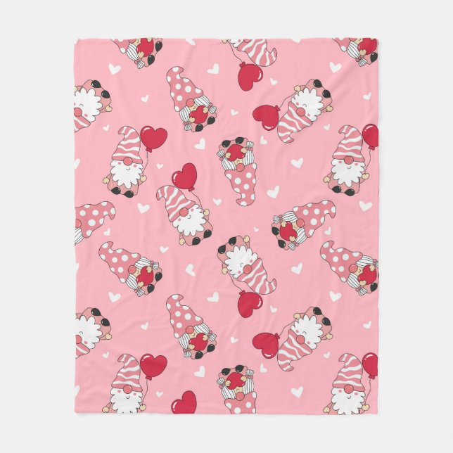 Gnome Sweet Gnome Fleecedecke (Vorderseite)