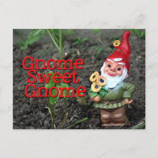 Gnome Sweet Gnome Postkarte