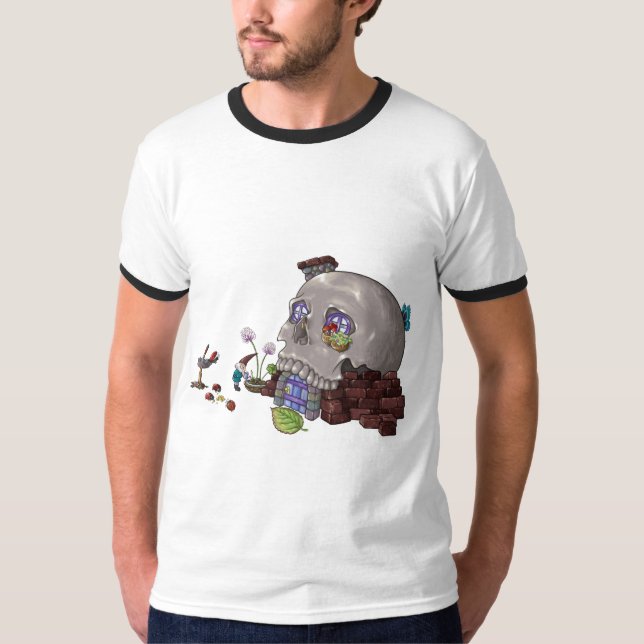 Gnome Sweet Zuhause T-Shirt (Vorderseite)