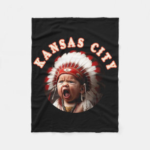 Gnome Tailgating Kansas City Grillen Kc Barbecue C Fleecedecke