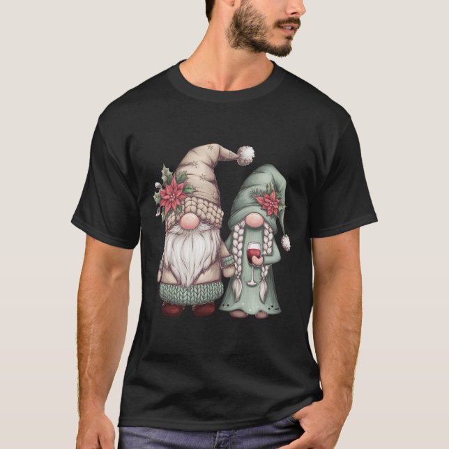 Gnome-tastische Weihnachten T-Shirt (Vorderseite)