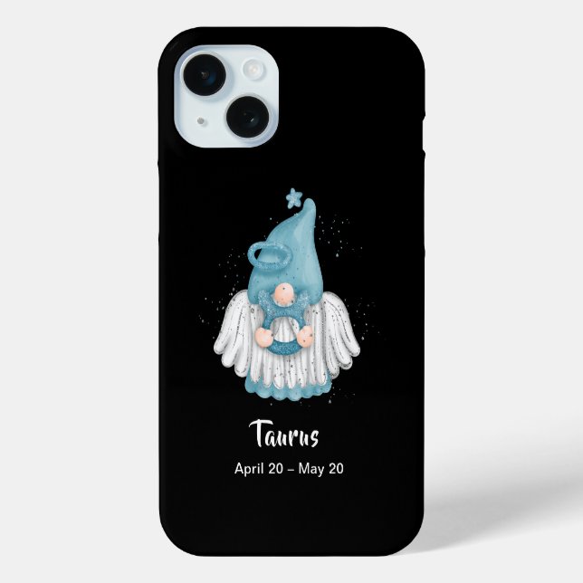 Gnome Taurus Astrologie Sign Angel Case-Mate iPhone Hülle (Rückseite)