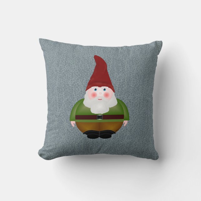 Gnome Throw Kissen (Vorderseite)