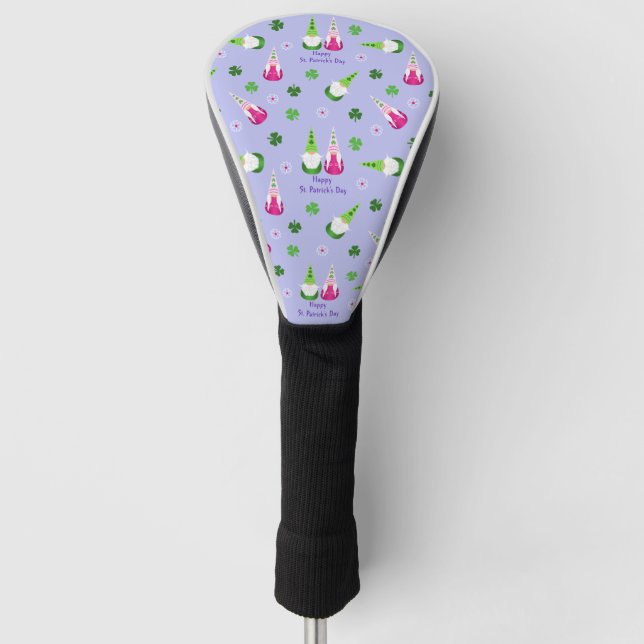 Gnome Toss St. Patrick's Day Golf Headcover (Vorderseite)