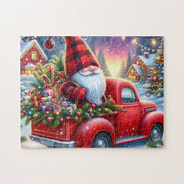 Gnome Truck Christmas Tree (Horizontal)