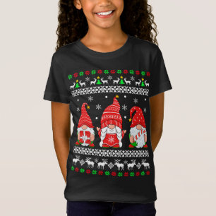 Gnome Ugly Christmas Sweater Gnomes Christmas Paja T-Shirt