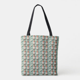 Gnome und Daisy Seamless Muster Garden Design Tasche