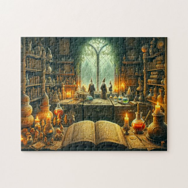 Gnome und das Studierzimmer des Zauberers Hüter de (Horizontal)