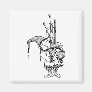 Gnome und seine Dudelsäcke Magnet