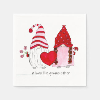 Gnome Valentine Eine Liebe wie gnome andere Serviette